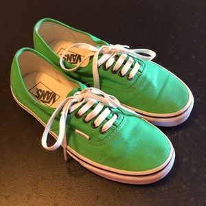 Vans Off the Wall Kelly Green Sneakers Unisex